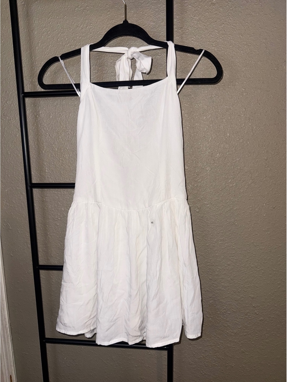 NWT White Halter Neck Summer shorts/Dress Size XS